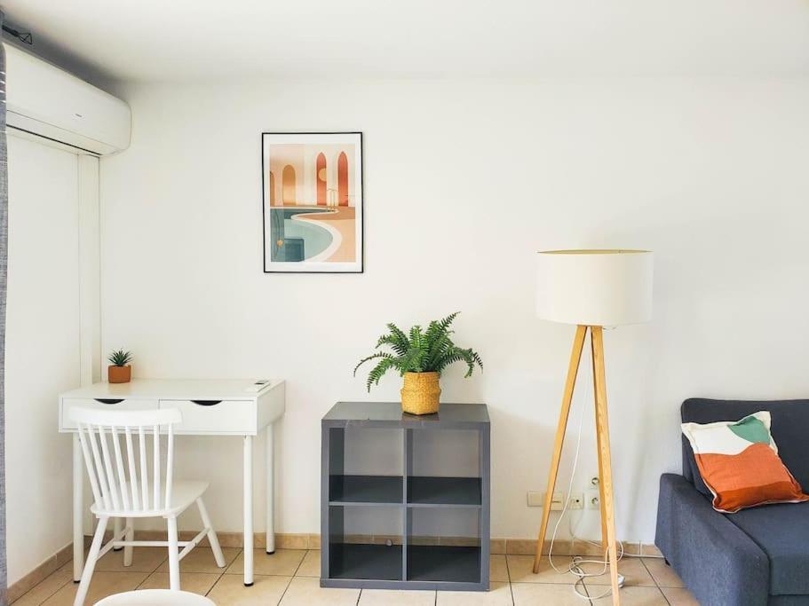 *Le Carpe Diem, Appartement 2 Chambres, Piscine, 2 Parking, Clim* Montpellier Bagian luar foto