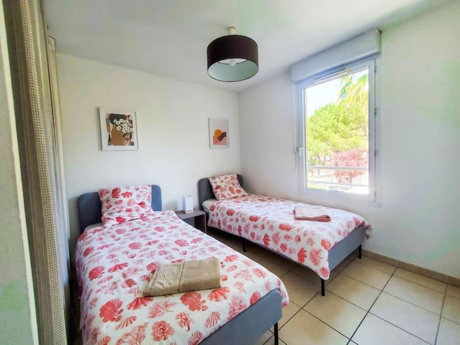 *Le Carpe Diem, Appartement 2 Chambres, Piscine, 2 Parking, Clim* Montpellier Bagian luar foto